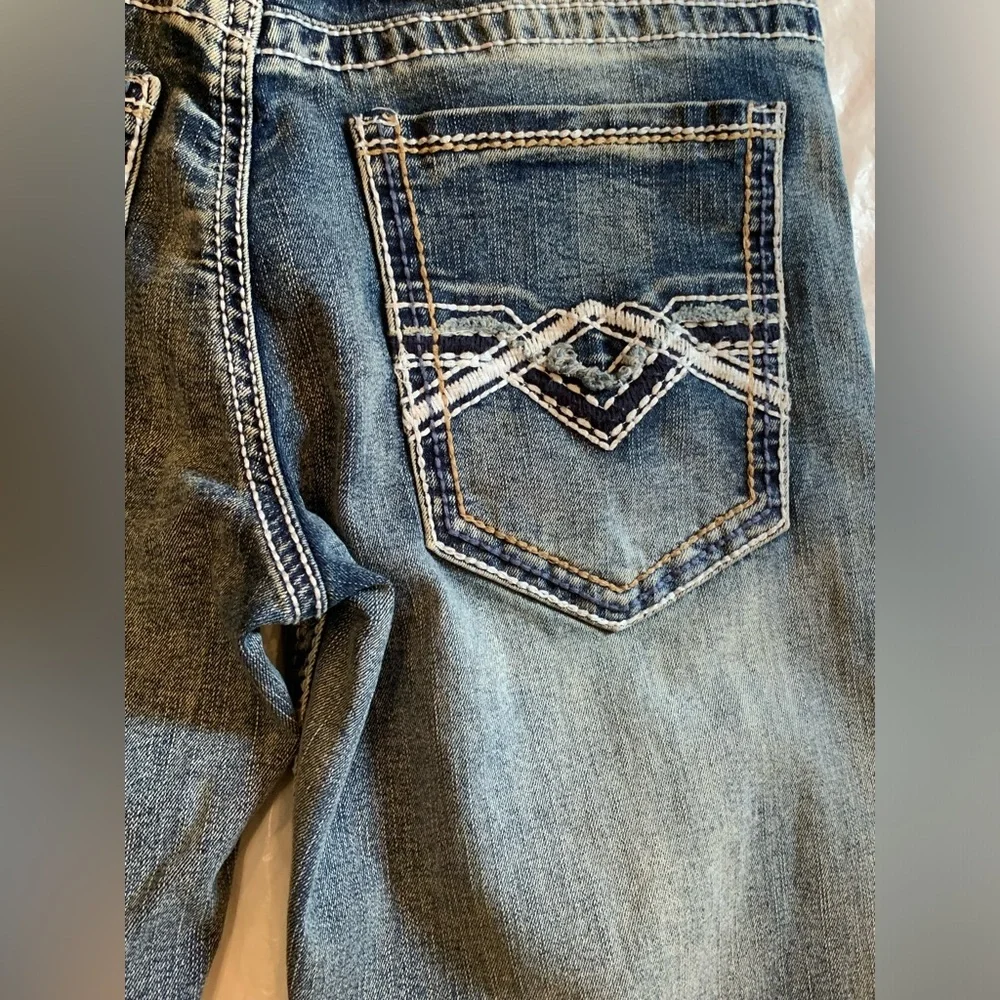 True Luck Men's Jeans Size 30x30 Straight Leg Med Wash